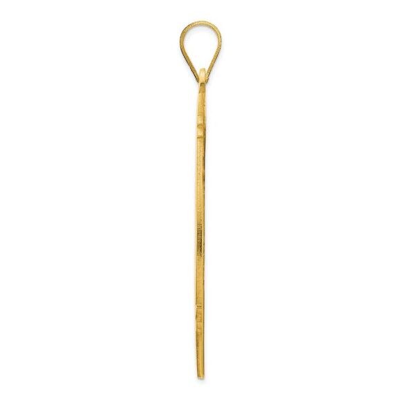 14K Gold Plated Tony Perez Signature LG Enamel Baseball Pendant